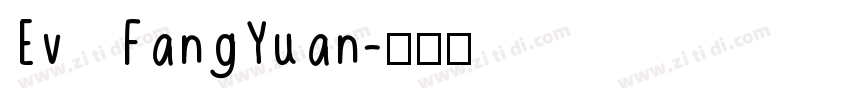 Ev   FangYuan字体转换